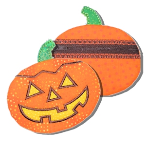 Jack-o-lantern Gift Card Case