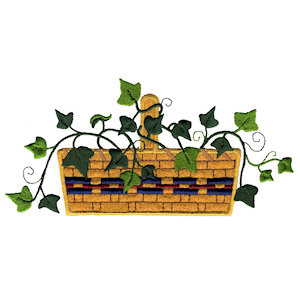 Ivy Basket Applique